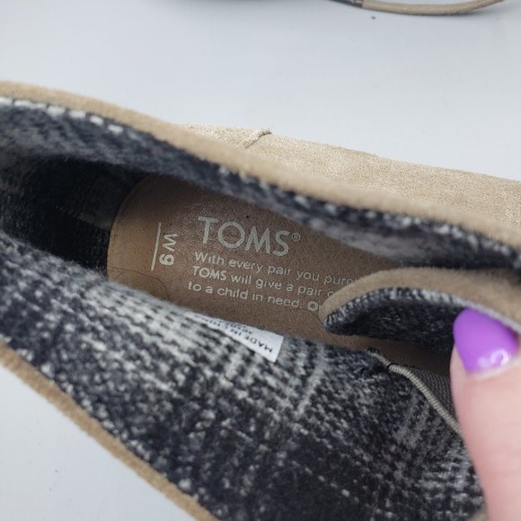 Toms Desert Taupe Suede Wedge Booties - Picture 7 of 8